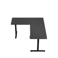 huzaro stalai juodas - Kompiuterinių žaidimų stalas reguliuojamo aukščio Huzaro Hero 9.5, 160 cm x 60 cm, 72 - 118 cm, juoda sp. - 7 nuotrauka