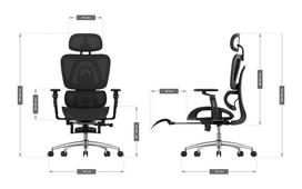 kede - Žaidimų kėdė Mark Adler Expert 7.9 Black, juoda - 13 nuotrauka