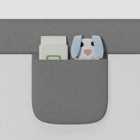 apsaugine uztvara - Apsauginė lovos užtvara Tulano Cover 30, pilkas (Grey), 200 cm - 3 nuotrauka