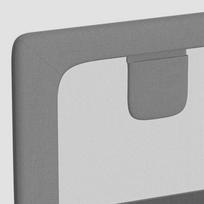 apsaugine uztvara - Apsauginė lovos užtvara Tulano Cover 30, pilkas (Grey), 200 cm - 4 nuotrauka