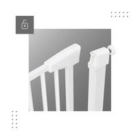 apsaugine uztvara - Saugos varteliai Tulano Guardian 3.5 White, 110 x 76 cm - 10 nuotrauka