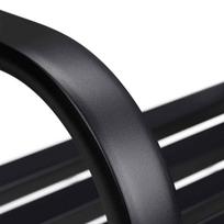 senovines kedes - Bonideco Metalinė senovinė sodo kėdė, juoda (Black) - 3 nuotrauka