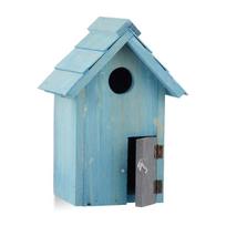 inkilai pauksciams - Bonideco Paukščių inkilas 24,5x17x12cm., šviesiai mėlynos spalvos - 5 nuotrauka
