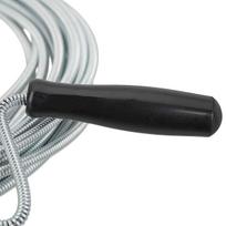 kanalizacijos vamzdziai - Bonideco Kanalizacijos vamzdžių valymo spiralė, 10 m, Juodas/Sidabrinis (Black/Silver) - 3 nuotrauka