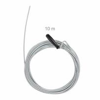 kanalizacijos vamzdziai - Bonideco Kanalizacijos vamzdžių valymo spiralė, 10 m, Juodas/Sidabrinis (Black/Silver) - 5 nuotrauka