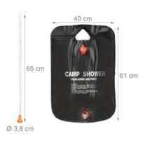 lauko dusas - Bonideco Lauko dušas 20L., juodos/oranžinės spalvos - 6 nuotrauka