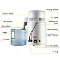 vevor - Vevor Profesionalus vandens distiliatorius, 4 L, 750 W - 3 nuotrauka