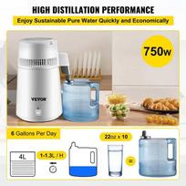 vevor - Vevor Profesionalus vandens distiliatorius, 4 L, 750 W - 9 nuotrauka