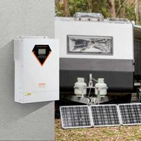 saules 500w - Vevor EM5500-48W Hibridinis saulės inverteris kroviklis 5500W 230V su 100A MPPT - 5 nuotrauka