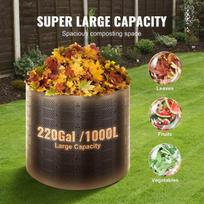 komposto deze - Komposto dėžė VVR KD5 1000L - 10 nuotrauka