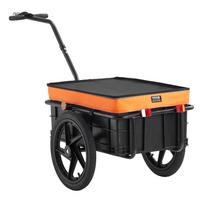 dviracio priekaba - Dviračio priekaba kroviniams, tvirta, sulankstoma, 40 kg talpos - 2 nuotrauka