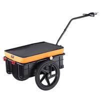 dviracio priekaba - Dviračio priekaba kroviniams, tvirta, sulankstoma, 40 kg talpos - 3 nuotrauka