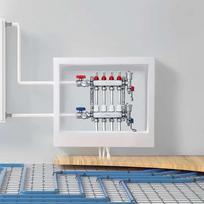 sildymo kolektorius - Vevor 4-ių šakų grindinio šildymo kolektorius 1/2 PEX - 5 nuotrauka