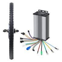 varikliai - Vevor 1000 W elektrinio dviračio konversijos rinkinys 48V 26" priekinis ratas - 3 nuotrauka
