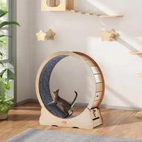 kates begimo ratas - Vevor KT4 draskyklė katėms, 110 cm, ruda (Brown) - 5 nuotrauka