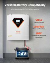 vevor - Vevor EML3500-24L Hibridinis saulės inverteris 3500W - 8 nuotrauka