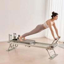 pilates reformer - Sulankstomas pilates reformeris namų treniruoklis - 5 nuotrauka