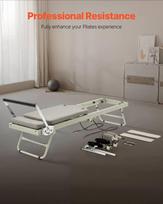 pilates reformer - Sulankstomas pilates reformeris namų treniruoklis - 10 nuotrauka