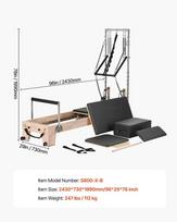 pilates treniruoklis - Medinė pilates traukyklė namams - 6 nuotrauka