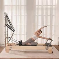 pilates treniruoklis - Medinis pilates reformeris namų pratimams - 5 nuotrauka