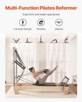 pilates treniruoklis - Medinis pilates reformeris namų pratimams - 7 nuotrauka