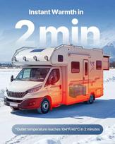 12 kw dyzelinis sildytuvas - Dyzelinis oro šildytuvas VEVOR 8 kW su nuotoliniu valdymu (DC 12V/24V) - 10 nuotrauka