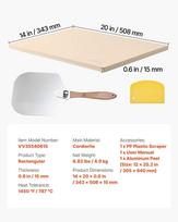 kepimo akmuo - VEVOR XL Kordierito kepimo akmuo picoms ir duonai 508×355 mm - 5 nuotrauka