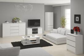 ermitazas stalai - TV staliukas NORE RTV K120, baltas - 3 nuotrauka