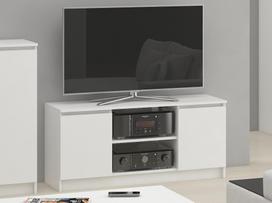 ermitazas stalai - TV staliukas NORE RTV K120, baltas - 5 nuotrauka