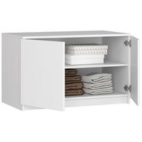 spintos spinteles - Antresolė spintai NORE S90, balta - 6 nuotrauka