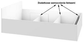 miegamo lovos 120 200 - Lova su grotelėmis NORE CLP 120x200 cm, ąžuolo spalvos - 3 nuotrauka