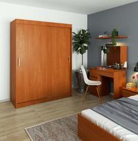 spinta 150 - Spinta Akord Furniture Factory, alksnio, 150 cm x 60 cm x 200 cm - 2 nuotrauka