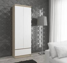 lentyna 180 60 35 - Lentyna-spintelė NORE CLP R60, ąžuolo spalvos/balta - 4 nuotrauka