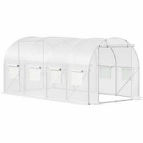 uzdangalas siltnamiui - Šiltnamio danga Springos GT0009F, 4 m x 2.5 m x 2 m - 10 nuotrauka