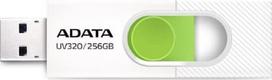 usb flash 256gb - Adata UV320 852359, balta/žalia, 256 GB - 2 nuotrauka