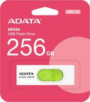 usb flash 256gb - Adata UV320 852359, balta/žalia, 256 GB - 3 nuotrauka