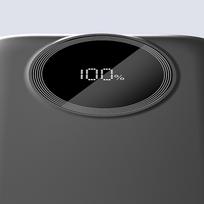 20000mah iniu - Dudao K13Pro, 20000mAh, su integruotu kabeliu, juodas - 3 nuotrauka