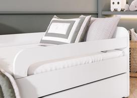 vaikiska lovyte - Duuli Vaikiška lova, 80x200 cm, balta (White) - 3 nuotrauka