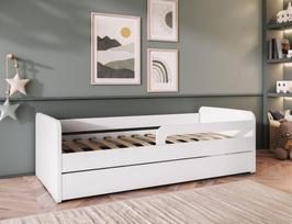 vaikiska lovyte - Duuli Vaikiška lova, 80x200 cm, balta (White) - 5 nuotrauka