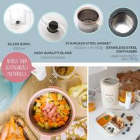 beaba babycook - BEABA BABYCOOK TRINTUVAS-GARINTUVAS NEO, MINERAL Pilkas - 6 nuotrauka