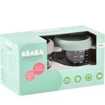 zalios stiklines - Beaba 2 VNT. STIKLINIŲ INDELIŲ RINKINYS (250 ML), SAGE Žalias/Pilkas - 2 nuotrauka