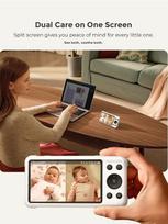 aukle - Momcozy BM04 Smart Video Auklė, balta (White) - 2 nuotrauka