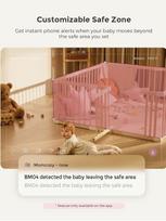 aukle - Momcozy BM04 Smart Video Auklė, balta (White) - 7 nuotrauka