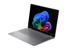 amd ryzen 5 - HP OmniBook X Flip 16-ar0007nn, Ryzen AI 5 340, 16 GB, 512 GB, 16", Meteor Silver (Sidabrinė) - 4 nuotrauka