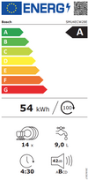 imontuojama indaplove 60 cm - Bosch SMU4ECW28E Balta (White) - 2 nuotrauka