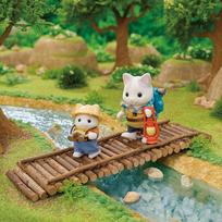 sylvanian families - Sylvanian Families Latte Cat Brother & Baby 5763 lėlė - 5 nuotrauka