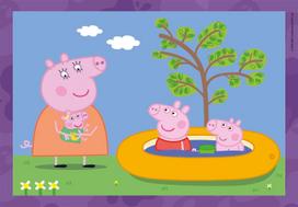 peppa pig delione - Clementoni Dėlionė Peppa Pig 4in1 21751 - 4 nuotrauka