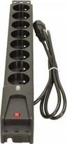 ilgintuvas 1.5 - Lestar Power Strip 8 Outlet Black 1.5m - 3 nuotrauka