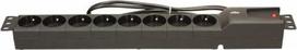 ilgintuvas 1.5 - Lestar Power Strip 8 Outlet Black 1.5m - 5 nuotrauka