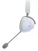 zaidimu ausines - ASUS ROG Delta II Baltos (White) - 6 nuotrauka